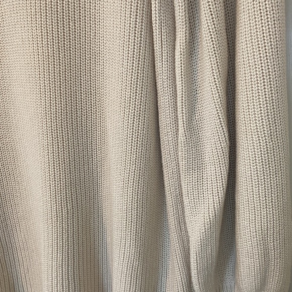 Banana Republic cream cotton long puff sleeve sweater - size S - EUC - Picture 8 of 9